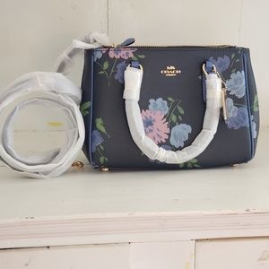 MINI SURREY CARRYALL PAINTED PEONY COACH  F72641
